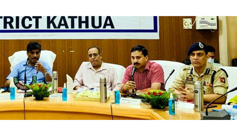 Chief Secretary chairing a meeting. Chief Secretary chairing a meeting.