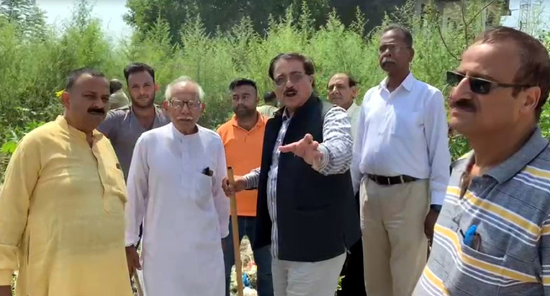 Chairman JKRDS, Mubarak Gul during a visit to Samba district. Chairman JKRDS, Mubarak Gul during a visit to Samba district.