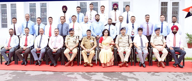 Garib Dass, ADGP and participants of course posing for group photograph. Garib Dass, ADGP and participants of course posing for group photograph.