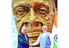 Prime Minister Narendra Modi meeting UN Secretary-General Antonio Guterres at Statue of Unity in Kevadia on Thursday. (UNI)