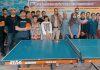 Officials during inaugural ceremony of District TT Championship at Bandipora on Thursday.