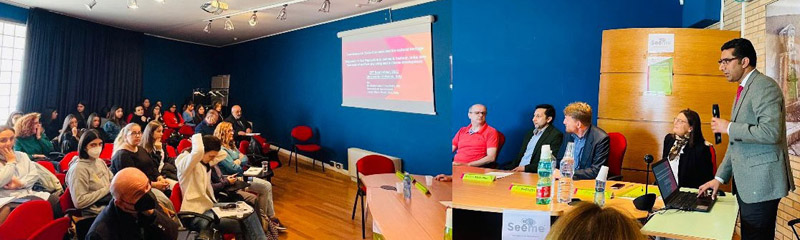 Secretary TAD Dr Shahid Iqbal Choudhary during International Conference at Italy on Saturday. Secretary TAD Dr Shahid Iqbal Choudhary during International Conference at Italy on Saturday.