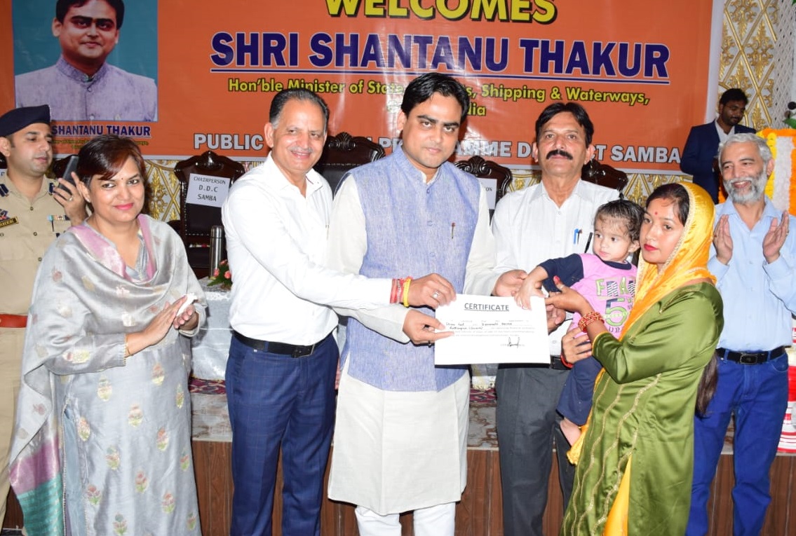 Shantanu Thakur visits district Samba, assesses development works-15-2