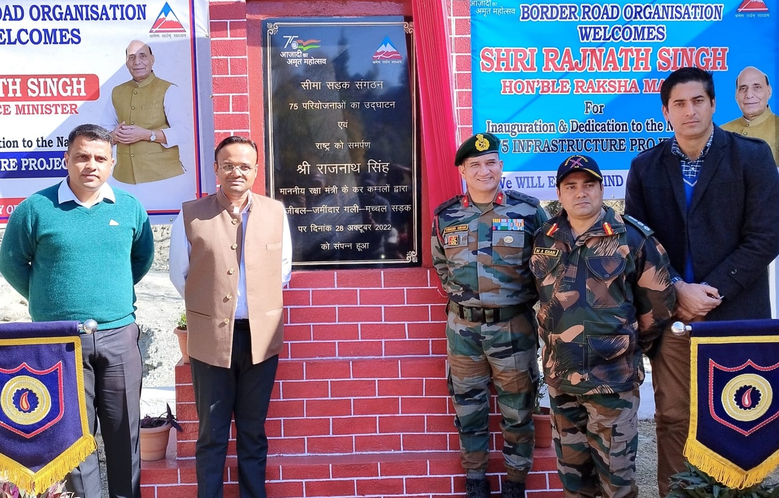 Union Defense Minister e-inaugurates Hajibal-Z Gali-Machill road-28
