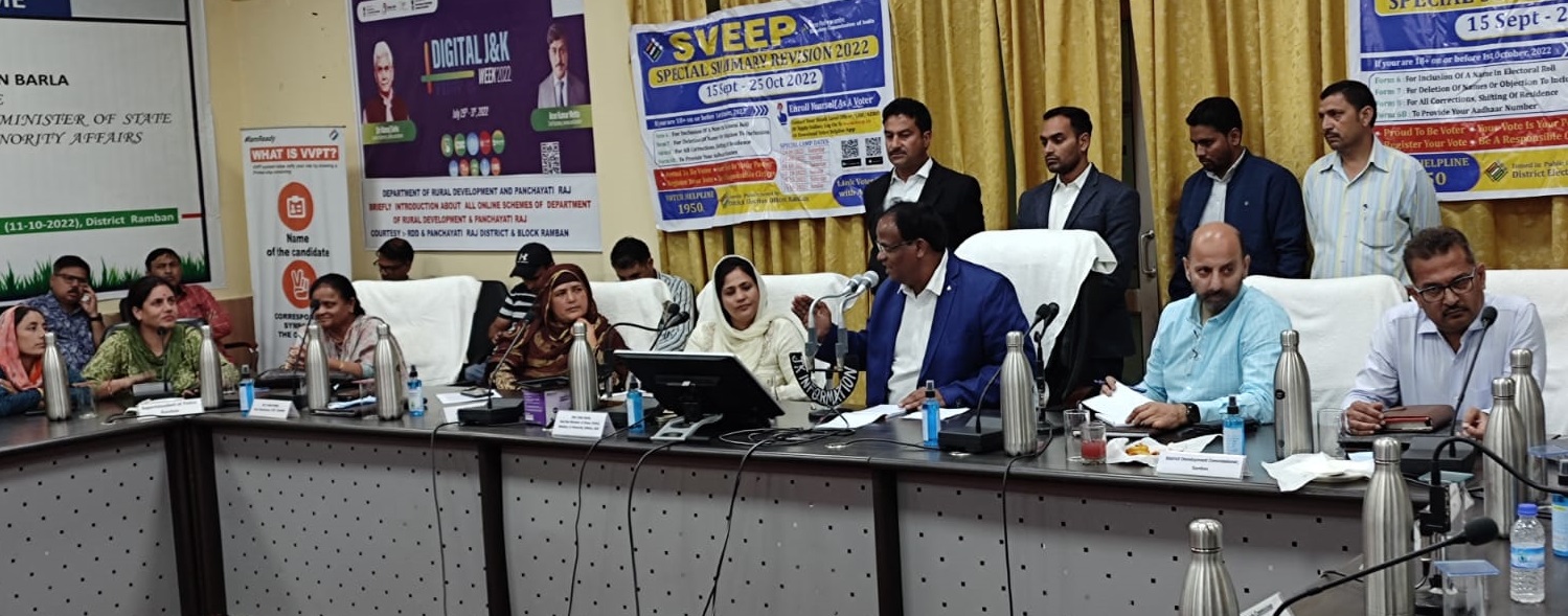 Union Minister of State for Minority Affairs, John Barla visits Ramban-11