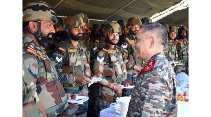 Chief of Defence Staff Gen Anil Chauhan visits forward posts in Rajouri sector.