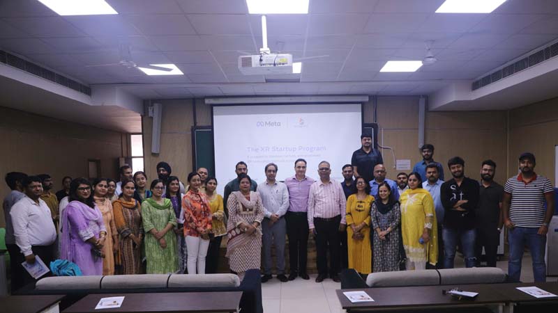 Guests and participants of XR Startup Programme at IIT Jammu. Guests and participants of XR Startup Programme at IIT Jammu.