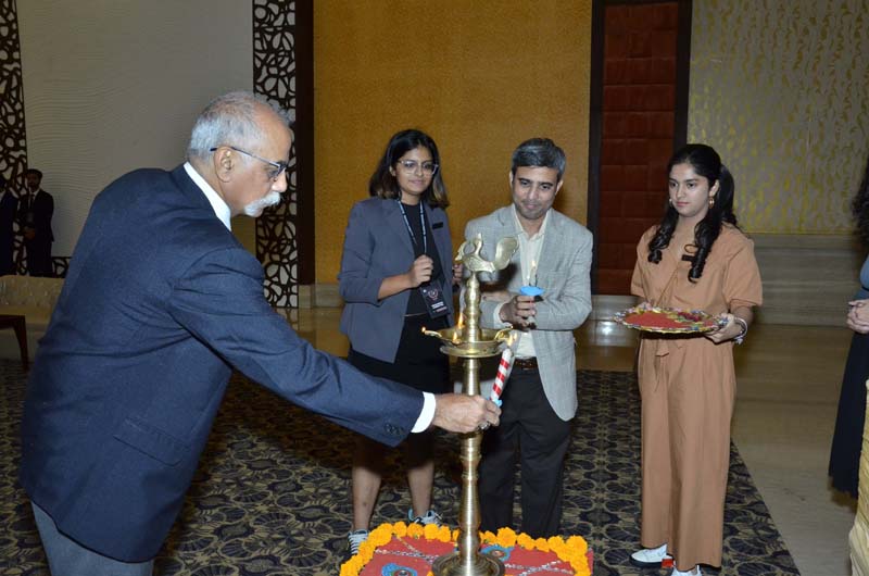 GD MUN-2022 being inaugurated by the dignitary with the lighting of a lamp. GD MUN-2022 being inaugurated by the dignitary with the lighting of a lamp.