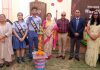 DC Avni Lavasa during opening ceremony of 3rd edition of HSJMUN at Heritage School Jammu on Friday.