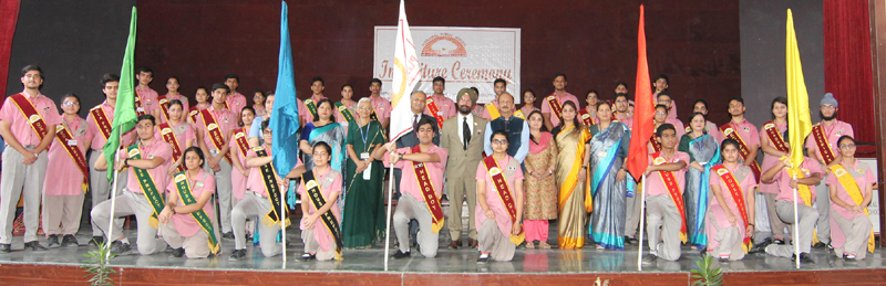 Council members posing for a group photograph along with dignitaries at Jodhamal Public School Jammu on Friday. Council members posing for a group photograph along with dignitaries at Jodhamal Public School Jammu on Friday.