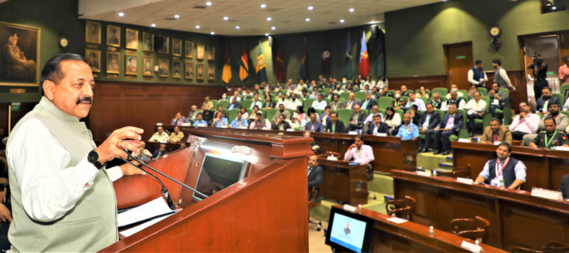 Union Minister Dr Jitendra Singh delivering inaugural address at the Union Minister Dr Jitendra Singh delivering inaugural address at the