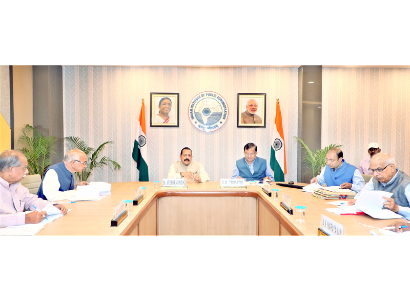 Union Minister Dr Jitendra Singh presiding over the National Executive Council meeting of Indian Institute of Public Administration (IIPA) at IIPA headquarters,New Delhi on Wednesday. Union Minister Dr Jitendra Singh presiding over the National Executive Council meeting of Indian Institute of Public Administration (IIPA) at IIPA headquarters,New Delhi on Wednesday.