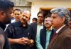 Union Joint Secretary Fisheries interacting with officers during visit to Anantnag.