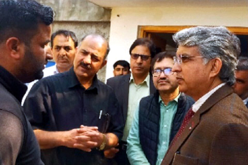 Union Joint Secretary Fisheries interacting with officers during visit to Anantnag. Union Joint Secretary Fisheries interacting with officers during visit to Anantnag.