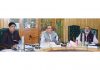 Principal Secy HED Rohit Kansal chairing a meeting.