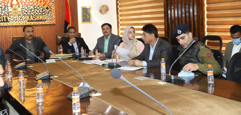 ADGP Security J&K Dr SD Singh Jamwal during interaction with officers. ADGP Security J&K Dr SD Singh Jamwal during interaction with officers.