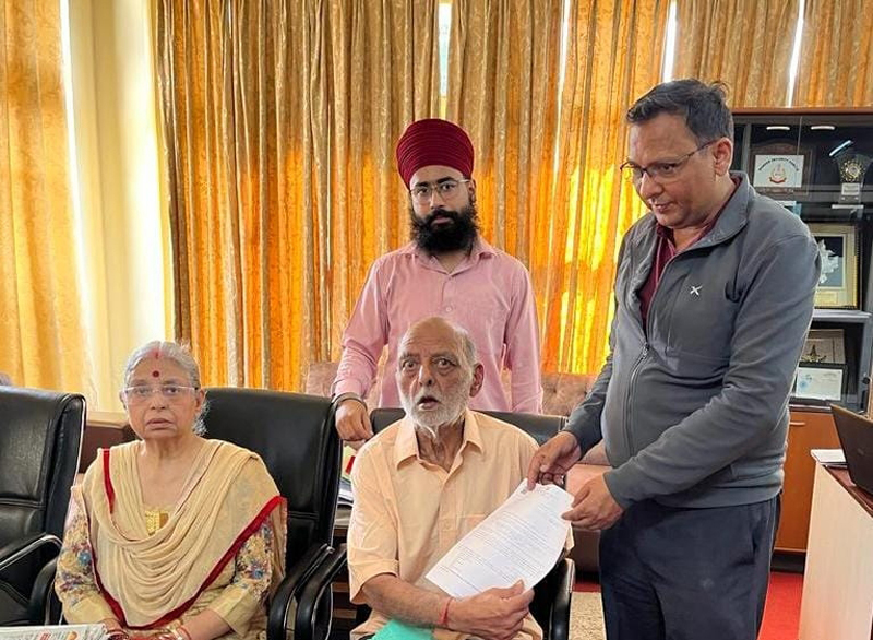 Aged person receiving Pension Payment Order. Aged person receiving Pension Payment Order.