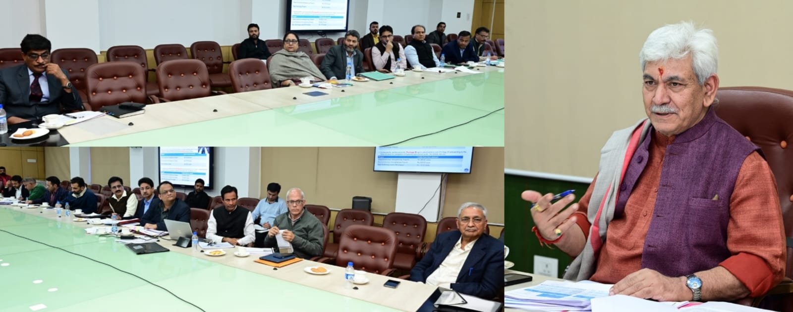Lt Governor Manoj Sinha chairs review meeting of Power Development Department