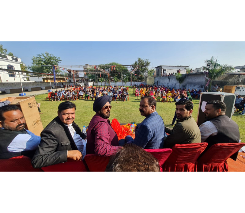 AAP senior leaders during a Kissan rally at Khour in Jammu. AAP senior leaders during a Kissan rally at Khour in Jammu.