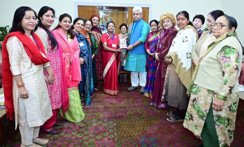 Delegation of WWAO calling on Lt Governor Manoj Sinha in Jammu. Delegation of WWAO calling on Lt Governor Manoj Sinha in Jammu.