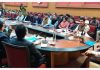 Union Minister Dr Jitendra Singh chairing DISHA meeting of Doda. —Excelsior/Rakesh
