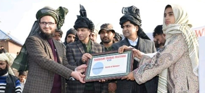 Officers of Bandipora adm during Tribal Festival.