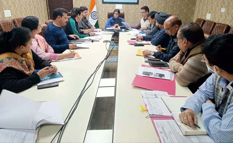 DC Jammu chairing a meeting. DC Jammu chairing a meeting.