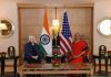 Union Finance Minister Nirmala Sitharaman and US Treasury Secretary Janet Yellen meet ahead of the 9th meeting of India-US Economic Financial Partnership EFP, in New Delhi on Friday. (UNI)