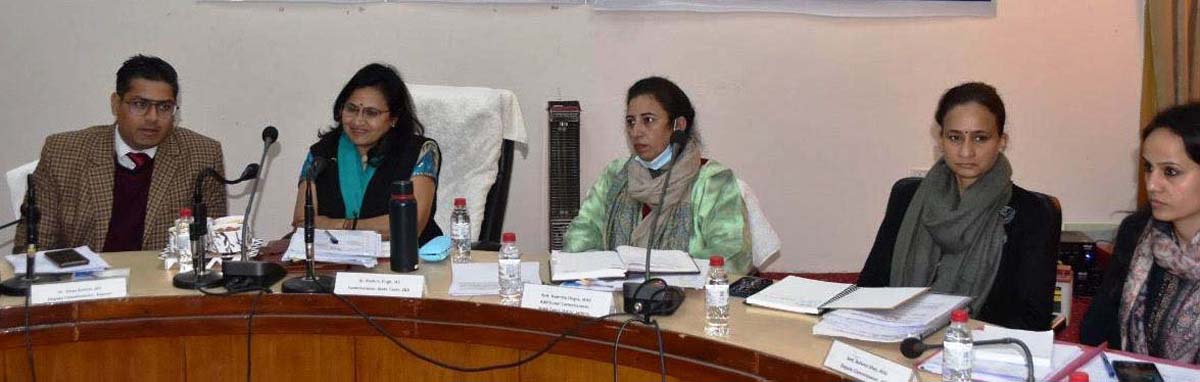 Officers during a workshop at Rajouri. Officers during a workshop at Rajouri.