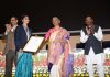 Union Minister for Finance and Corporate Affairs Nirmala Sitharaman at the 65th Founding Day of the Directorate of Revenue Intelligence (DRI), in New Delhi on Monday. (UNI)