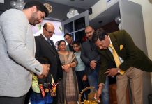 ADGP Mukesh Singh during inaugural ceremony of AP’s coffee culture at Channi Himmat in Jammu on Monday.