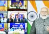 PM Narendra Modi addressing the programme of distribution of about 71,000 appointment letters to the newly inducted recruits under #RozgarMela’, via video conferencing, from New Delhi. 