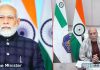 Prime Minister Narendra Modi and Defence Minister Rajnath Singh virtually addressing Agniveers on Monday.