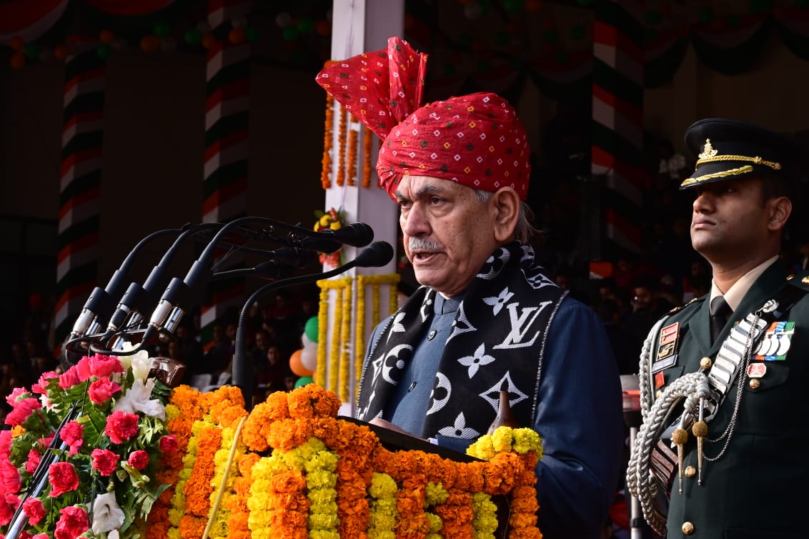 Lt Governor Manoj Sinha addressed the people on the occasion of Republic Day (6)