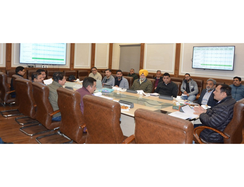 Advisor to LG, R R Bhatnagar chairing a meeting in Jammu. Advisor to LG, R R Bhatnagar chairing a meeting in Jammu.