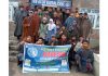 Winners posing for a group photograph at Kulgam on Sunday.