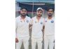 Opening batsman Arya Thakur, debutant Abid Hussain and ace spinner Vishal Kumar after good show in CK Nayudu Trophy in Jammu on Sunday.