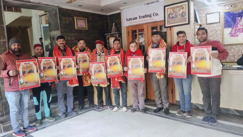 BJP Sanskrit, Art & Culture Cell releasing devotional song ‘Kaliveer Panj Mandi Darbar’ in Jammu on Thursday. BJP Sanskrit, Art & Culture Cell releasing devotional song ‘Kaliveer Panj Mandi Darbar’ in Jammu on Thursday.