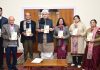 LG releasing Dr Chanchal’s Dogri poetry collection.