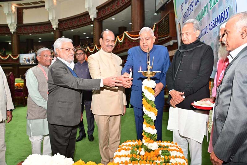 Dignitaries inaugurating AIPO conference at Jaipur on Wednesday. Dignitaries inaugurating AIPO conference at Jaipur on Wednesday.
