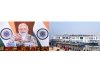 PM Narendra Modi inaugurating world’s longest water journey from Varanasi to Dibrugarh.