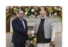 PM meets with the President of the Arab Republic of Egypt, H.E Mr. Abdel Fattah El-Sisi at Hyderabad House, in New Delhi on Wednesday.