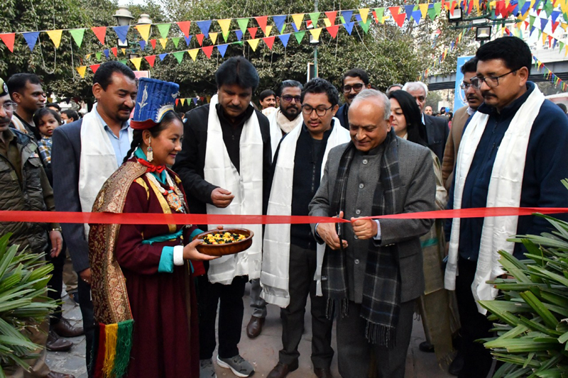 LG Ladakh, R.K Mathur inaugurating Enchanting Ladakh at Dilli Haat in New Delhi. LG Ladakh, R.K Mathur inaugurating Enchanting Ladakh at Dilli Haat in New Delhi.