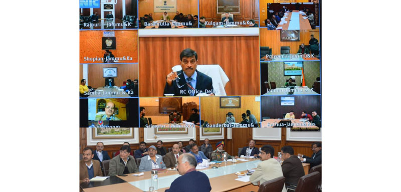 Chief Secretary Arun Kumar Mehta taking review meeting on Tuesday. Chief Secretary Arun Kumar Mehta taking review meeting on Tuesday.