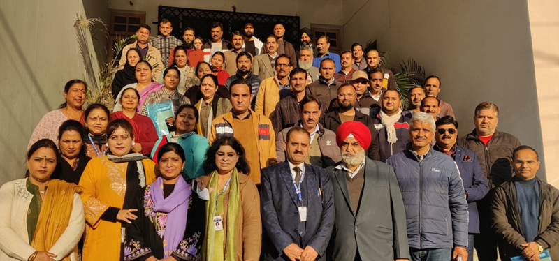 Participants of SCERT training programme during valedictory function on Saturday. Participants of SCERT training programme during valedictory function on Saturday.