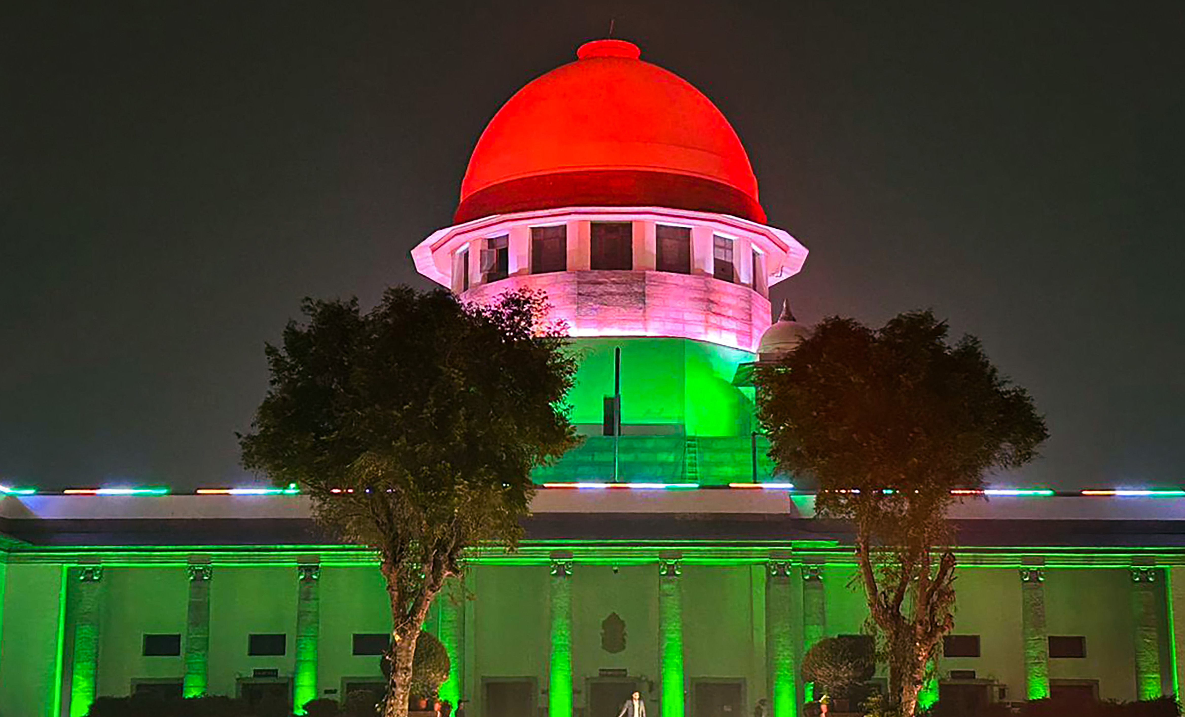 Supreme court illuminated on R-day's eve