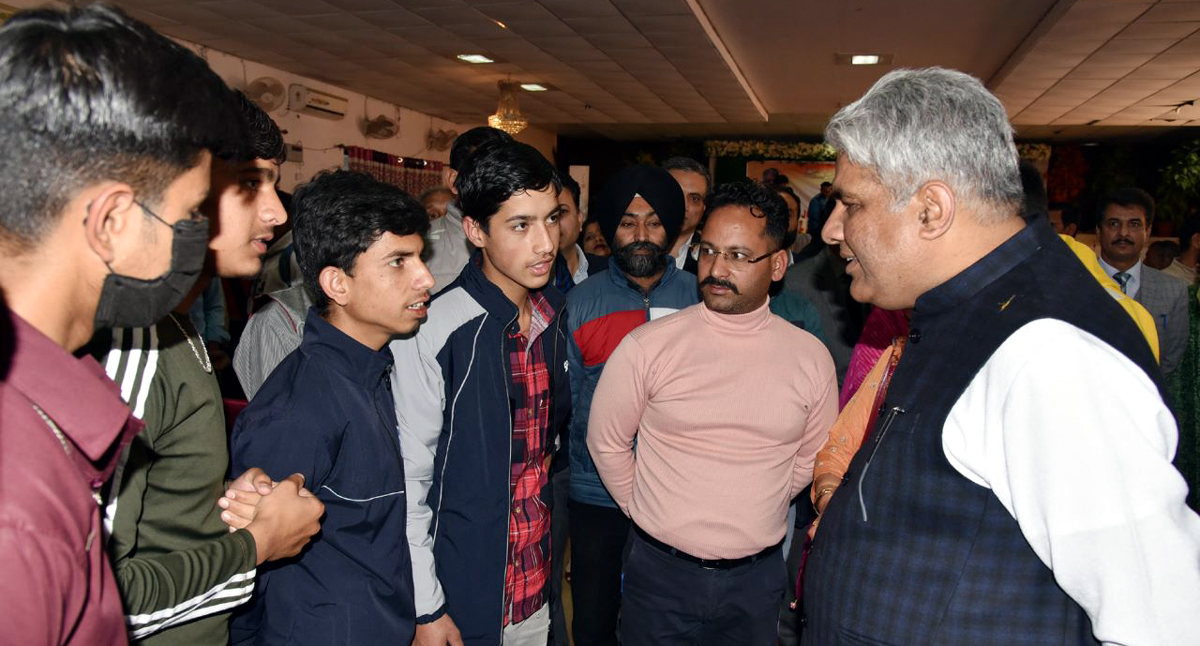 Union Minister for Environment and Forest Bhupender Yadav during his visit to Udhampur on Thursday. Union Minister for Environment and Forest Bhupender Yadav during his visit to Udhampur on Thursday.