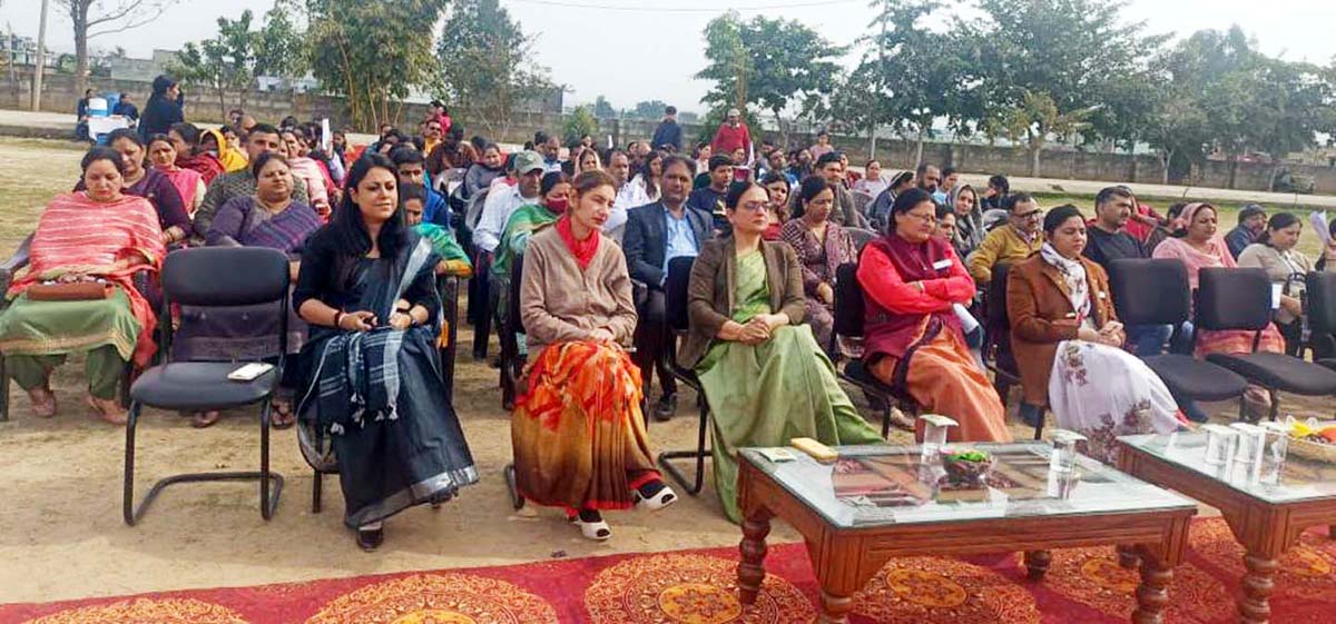 Career Counselling session in progress by Padhoji at Sanskriti School Jammu. Career Counselling session in progress by Padhoji at Sanskriti School Jammu.