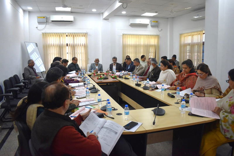 VC Cluster University Jammu chairing Academic Council meeting of the University on Friday. VC Cluster University Jammu chairing Academic Council meeting of the University on Friday.