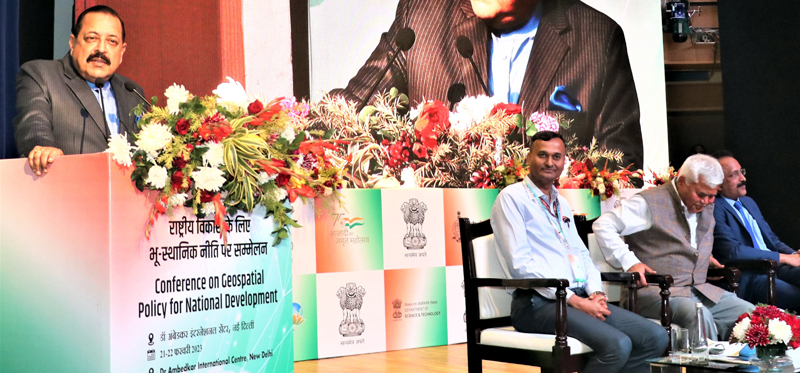Union Minister Dr Jitendra Singh, as chief guest, addressing the first-of-its-kind National Conference on Union Minister Dr Jitendra Singh, as chief guest, addressing the first-of-its-kind National Conference on